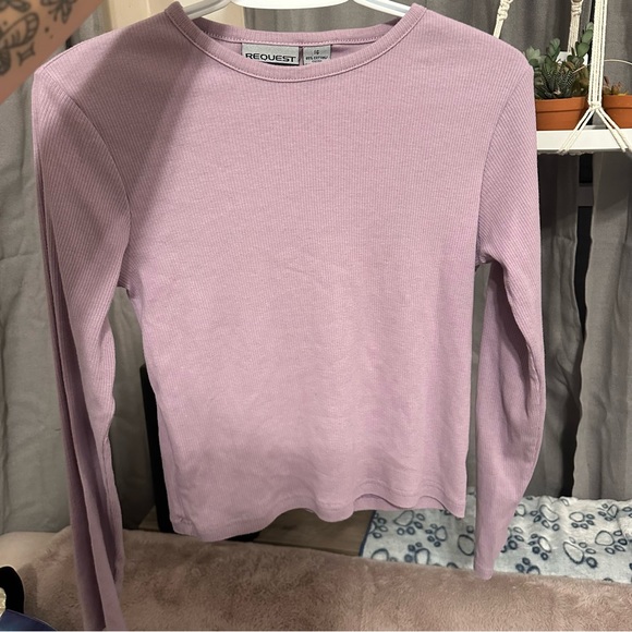 Lilac Purple Longsleeve • Request • 16/Large - Picture 1 of 3